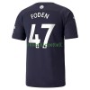 Maillot de Supporter Manchester City Phil Foden 47 Troisième 2021-22 Pour Homme